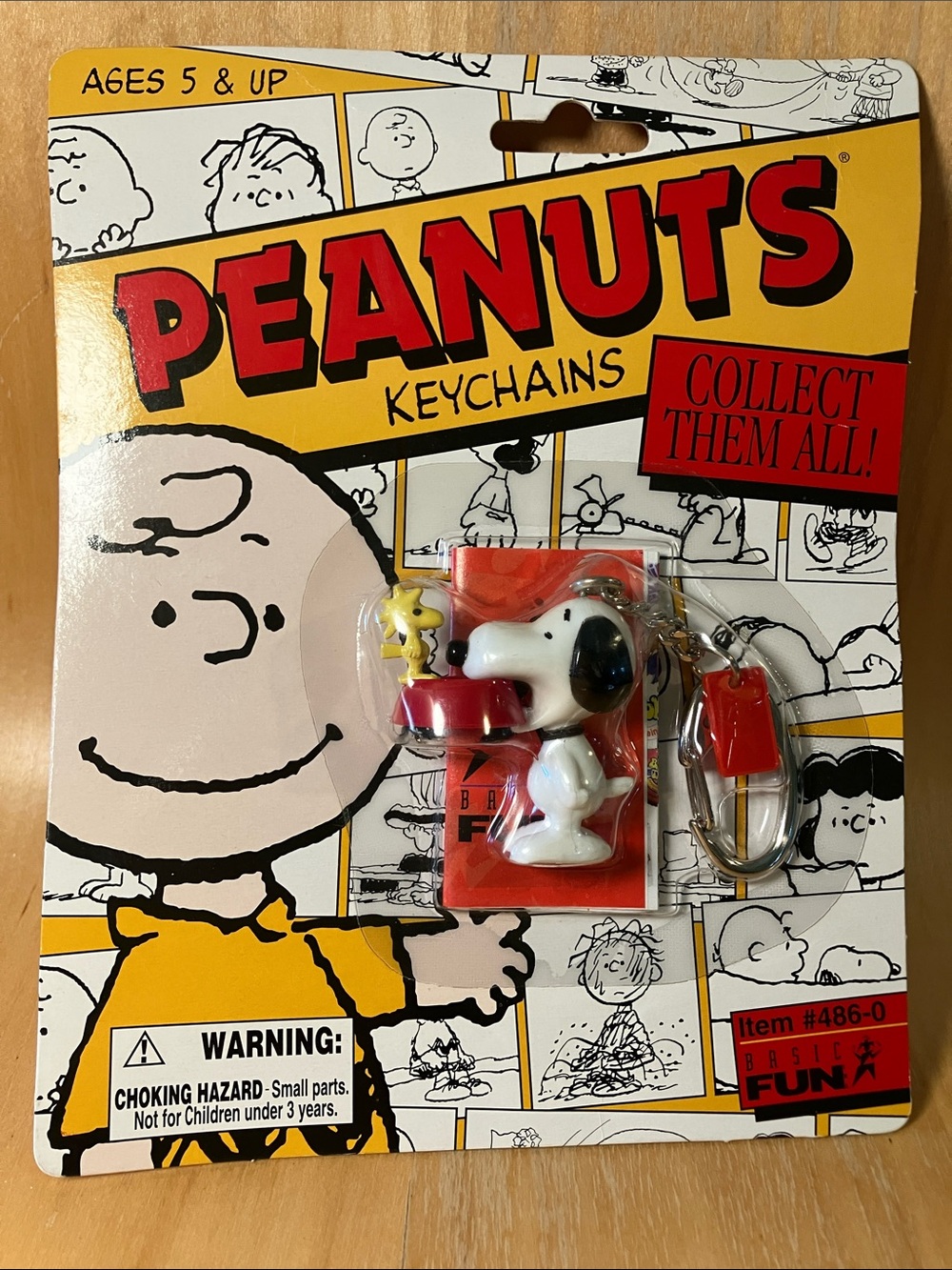 Peanuts Snoopy and Woodstock Keychain by Basic Fun